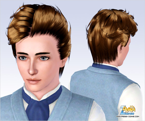 Catchy haircut ID 000015 by Peggy Zone for Sims 3