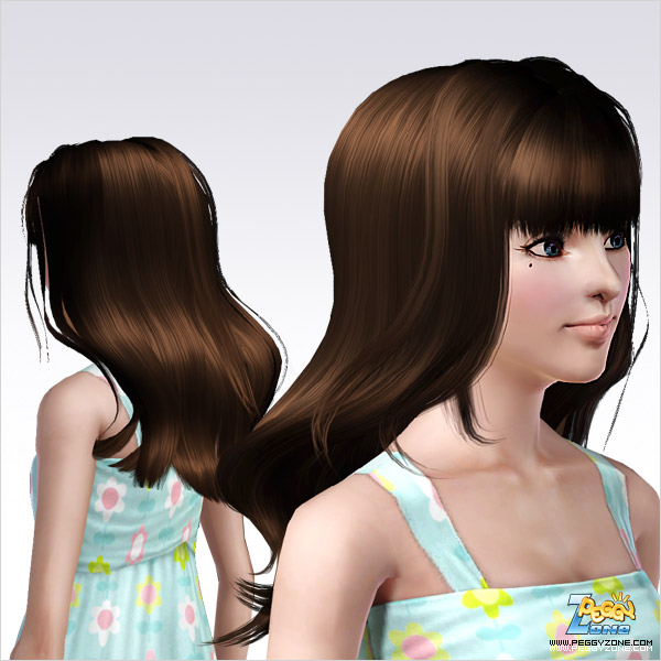 Volume hairstyle ID 149 by Peggy Zone for Sims 3