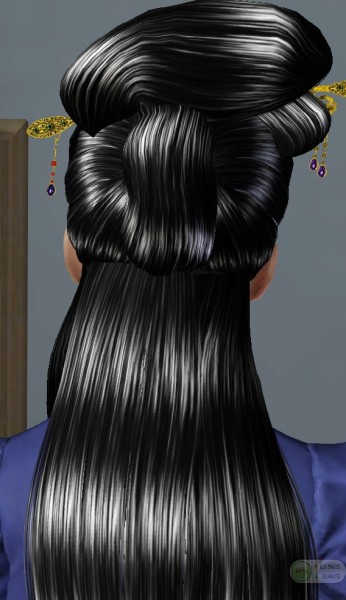 Asiatic hairstyle 4 by Wings for Sims 3