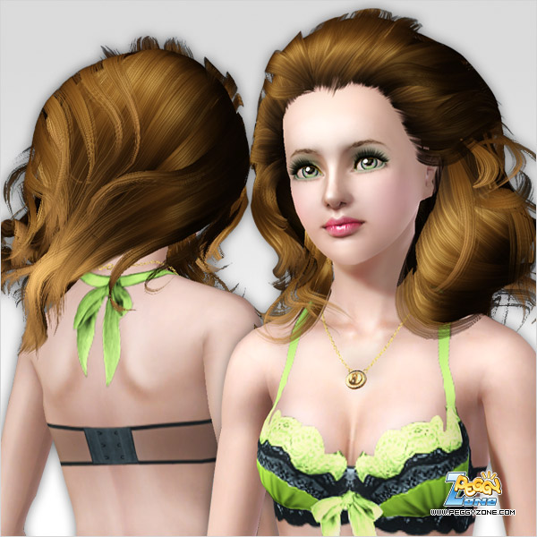 Lion hairstyle ID 369 by Peggy Zone for Sims 3