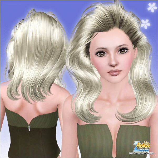 UP DO hairstyle ID 515 by Peggy Zone for Sims 3