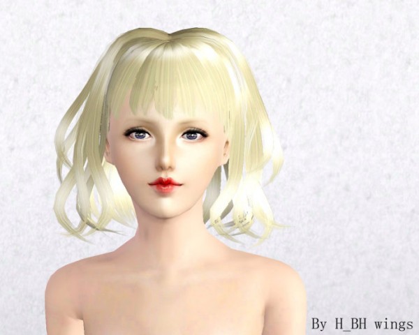 Wild hairstyle by Wings for Sims 3