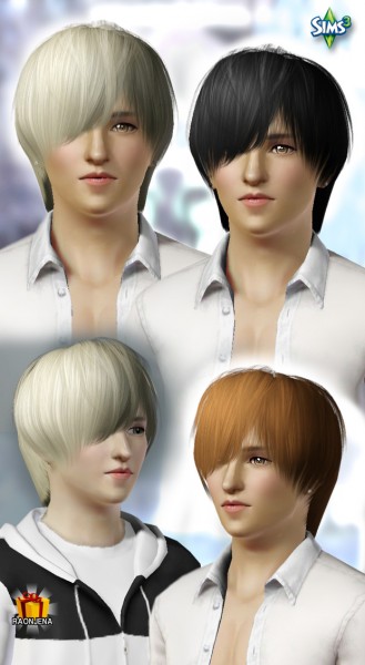 Youth hairstyles   Hair 06 by Raonjena for Sims 3