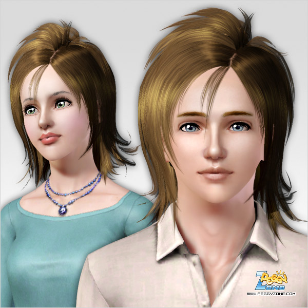Boyish haircut ID 94 by Peggy Zone for Sims 3