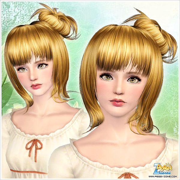 Top knot side ID 803 by Peggy Zone for Sims 3