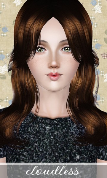 Special bangs hairstyle   cloudless by Wings for Sims 3