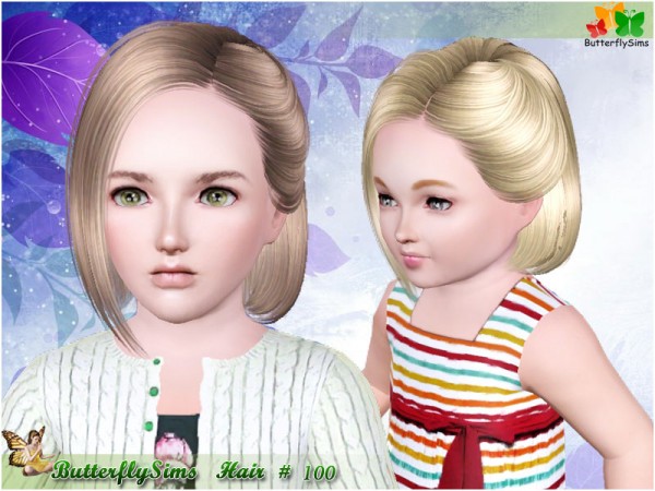 Vintage bob hairstyle   hair 100 by YOYO at Butterfly for Sims 3