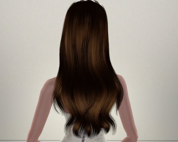 Half up half down ponytail hairstyle   makings by Wings  for Sims 3