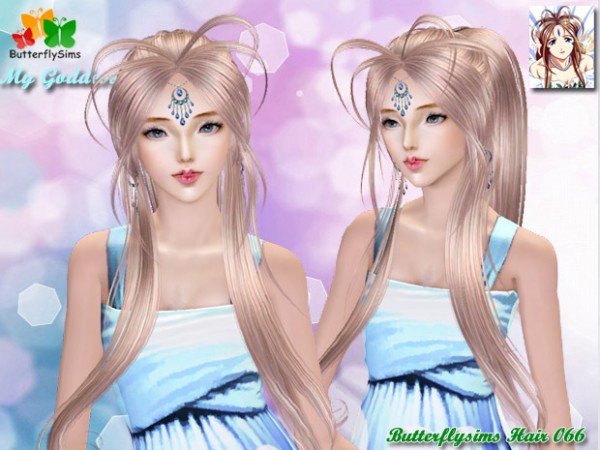 Fairytales hairstyle   Hair 66 by Butterfly for Sims 3