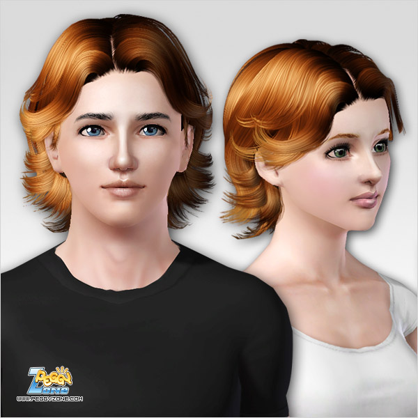  Curly peaks haircut ID 78 by Peggy Zone for Sims 3