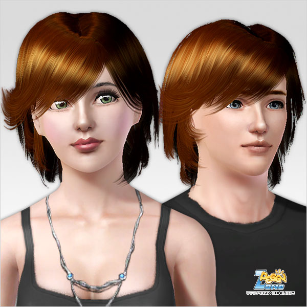 Flashing haircut ID 186 by Peggy Zone for Sims 3