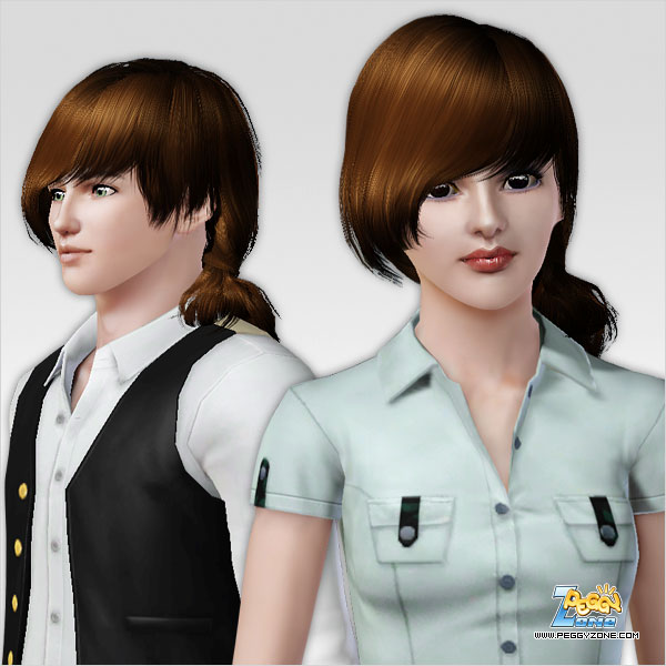  Back to school hairstyle ID 479 by Peggy Zone for Sims 3