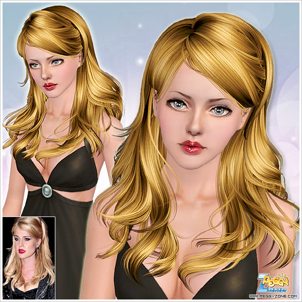 Turn Up the Volume hairstyle ID 814 by Peggy Zone for Sims 3