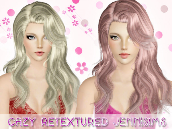 Stunner hairstyle   Cazy Hair Artificial Love retextured by Jenni Sims for Sims 3