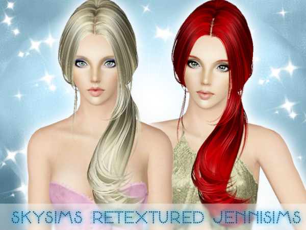 Cool side hairstyle   SkySims Hair 083 Retextured by Jenni Sims for Sims 3