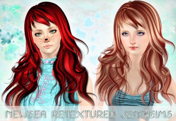 Smooth and Rich Bangs   Newsea Hair Rebecca Retextured All ages  for Sims 3