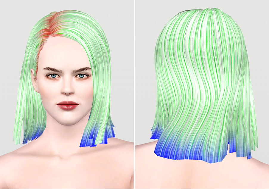 Long wavy hair - Tera 129 by New Sea retextured by Rusty Nail - Sims 3 ...