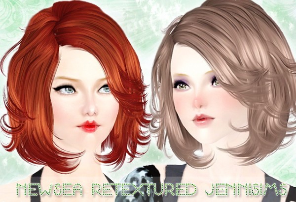 Fashion bob hairstyle  Newsea Hair Blitz retextured by Jenni Sims  for Sims 3
