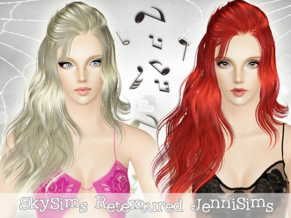 Rich waves hairstyle   Skysims Hair 087 retextured by Jenni Sims for Sims 3