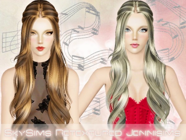 Bangs up do hairstyle   SkySims Hair 074 by Jenni Sims for Sims 3