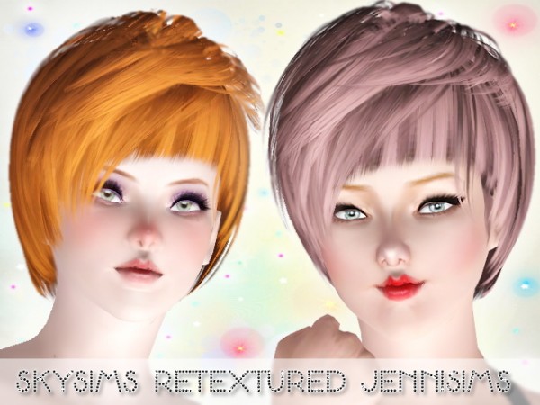 Sassy style bob   SkySims Hair 099 retextured by Jenni Sims for Sims 3