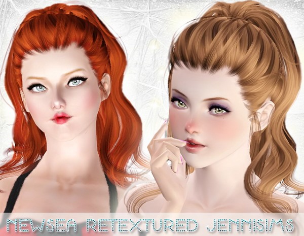 Bendy hairstyle   Newsea Hair Yesenia retextured by Jenni Sims for Sims 3