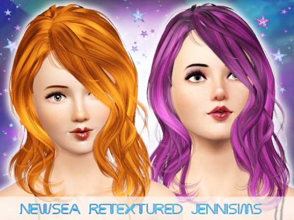 Shaggy hairstyle   Newsea Hair InsideOut retextured by Jenni Sims for Sims 3