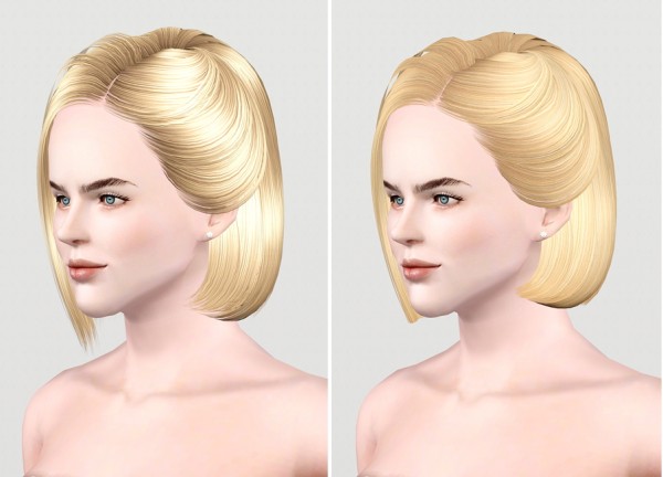 Vintage bob hairstyle   Butterfly Sims Hair 100 retextured by Rusty Nail for Sims 3