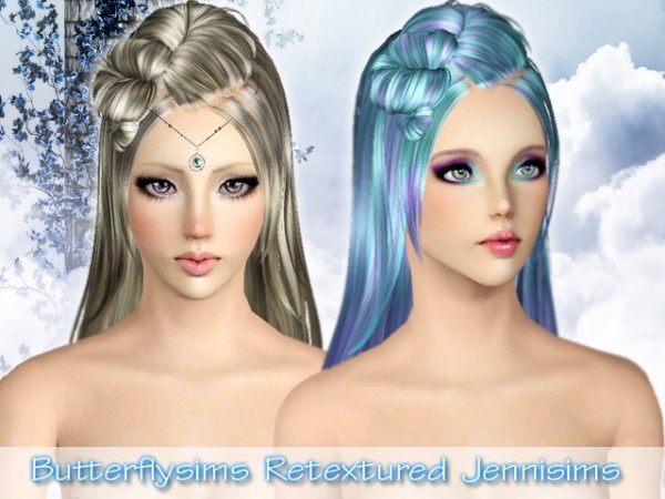 Butterfl`s hairstyle 079/072 retextured by Jenni Sims for Sims 3