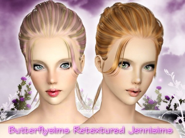 Butterfl`s hairstyle 079/072 retextured by Jenni Sims for Sims 3