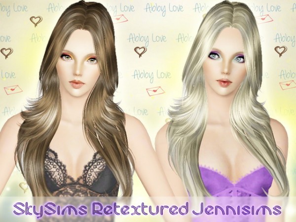 Love is in the air hairstyle   SkySims Hair 081 Retextured by Jenni Sims for Sims 3