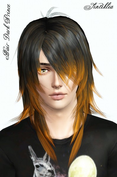 Layered hair with jagged edges - Dark Prince by Sintiklia 