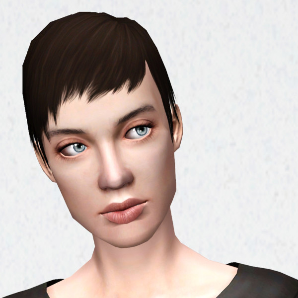 Super short hairstyle   Pixie by HystericalParoxysm at Mod The Sims for Sims 3
