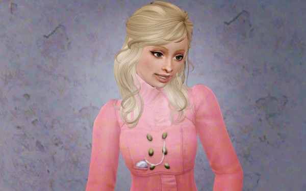 Gorgeous Waves hairstyle   Newsea’s Ladder to Heaven retextured by Beaverhausen for Sims 3
