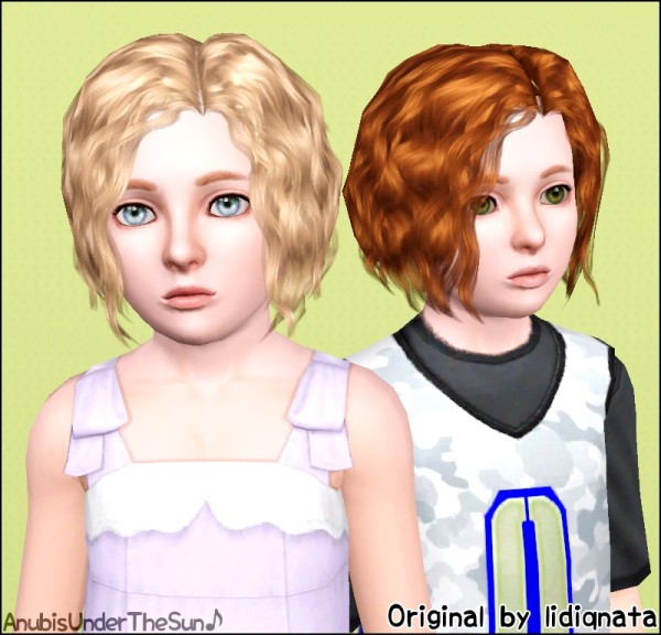 Curly bob hairstyle   lidiqnatas by Anubis360 at Mod The Sims for Sims 3