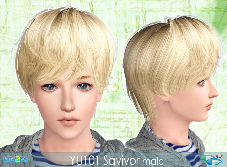 YU101 Savivor - Boyish charm hairstyle by NewSea - Sims 3 Hairs