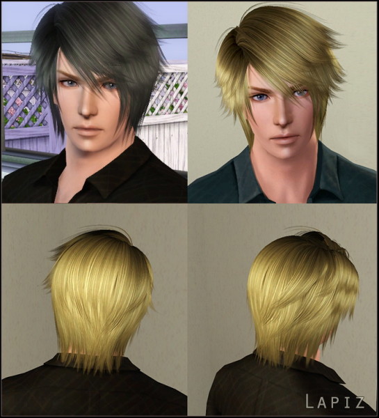 Neil hairstyle 3   Ares by Lapiz`s Scrapyard  for Sims 3