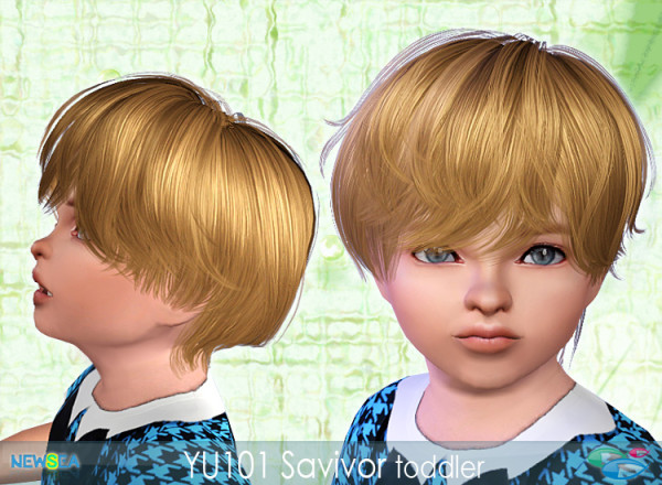 YU101 Savivor   Boyish charm hairstyle by NewSea for Sims 3