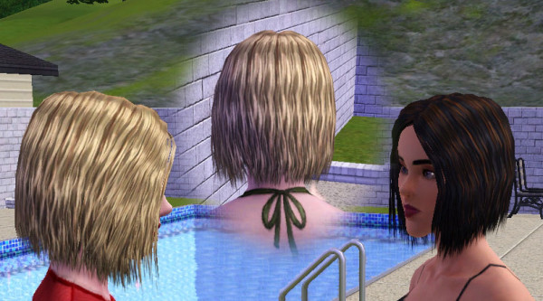 Wavy bob hairstyle by Kiara24 at Mod The Sims for Sims 3
