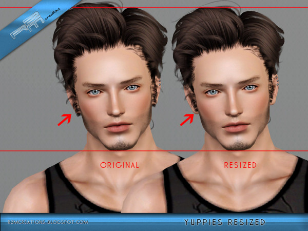 Miky hairstyle Newseas retextured by R2M Creations for Sims 3