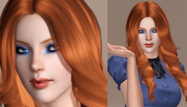 Tornado hairstyle Cazys Bynes retextured by Bring Me Victory for Sims 3