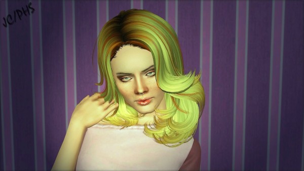 Marvelous hairstyle   Newsea retextured by Phantasia for Sims 3