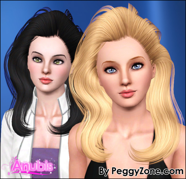 Lion hairstyle Peggy`s 515 hairstyle retextured by Anubis for Sims 3