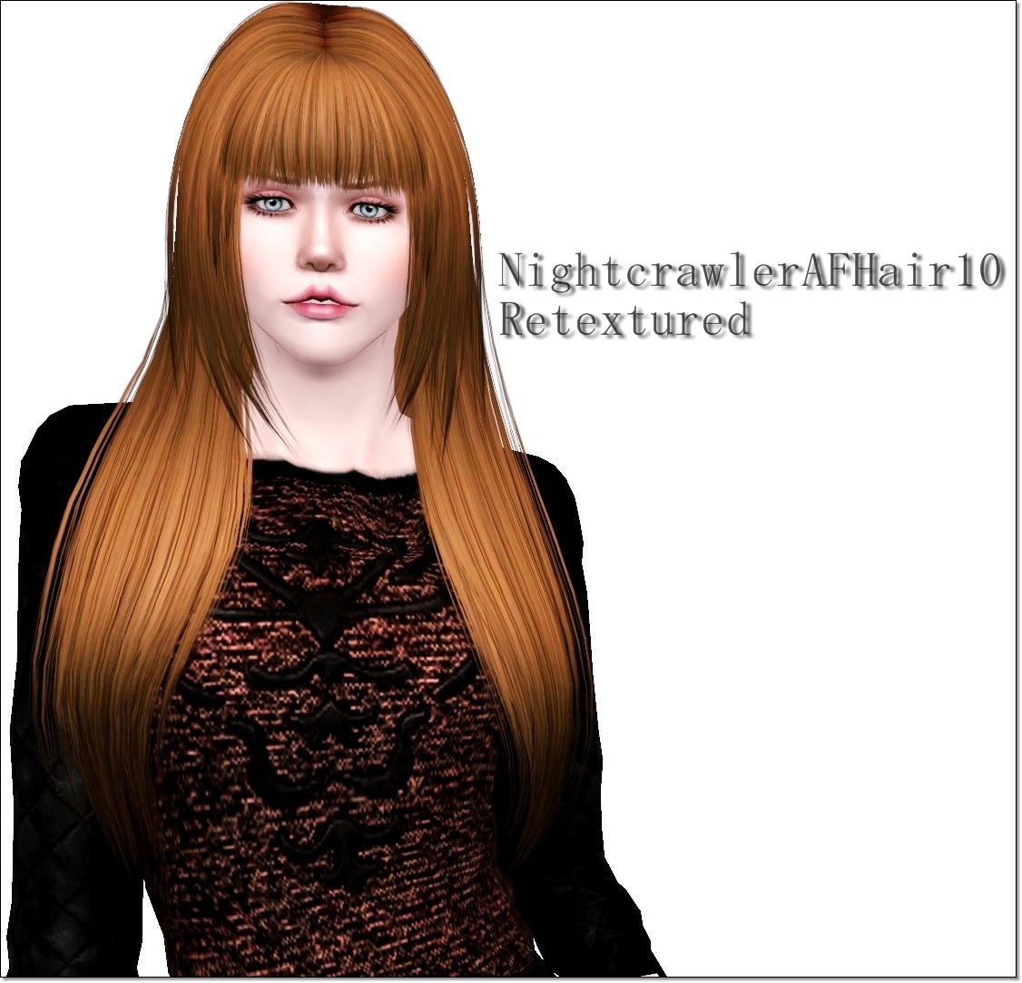 Layered long hairstyle - Nightcrawler 10 Retextured by Phantasia - Sims ...