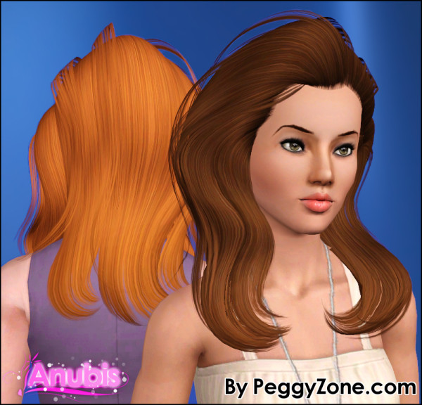 Lion hairstyle Peggy`s 515 hairstyle retextured by Anubis for Sims 3