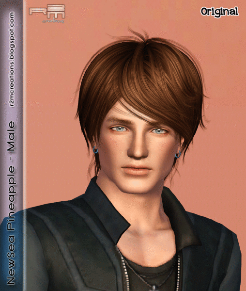 NewSeas Pineapple for males retextured by R2M Creations for Sims 3