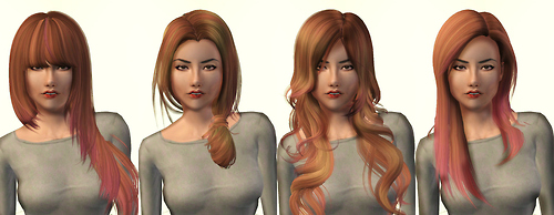 4 Hairstyle retextured by Phantasia for Sims 3
