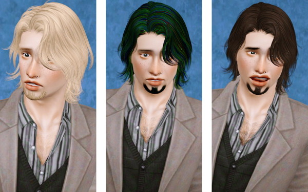 Medium lenght hairstyle for boys    Newsea’s Unchained Retextured by Beaverhausen for Sims 3
