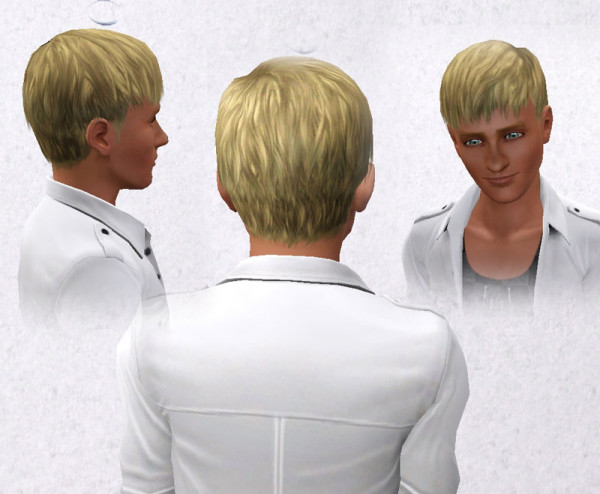 Straight hairstyle retextuyred by Kiara 24 at Mod The Sims for Sims 3