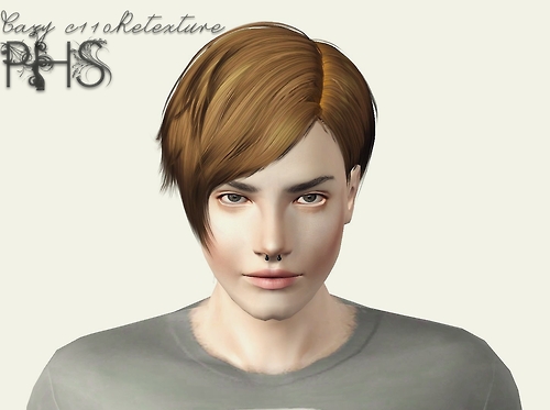 Modern hairstyle   Cazy Relentless Retextured by Phantasia for Sims 3
